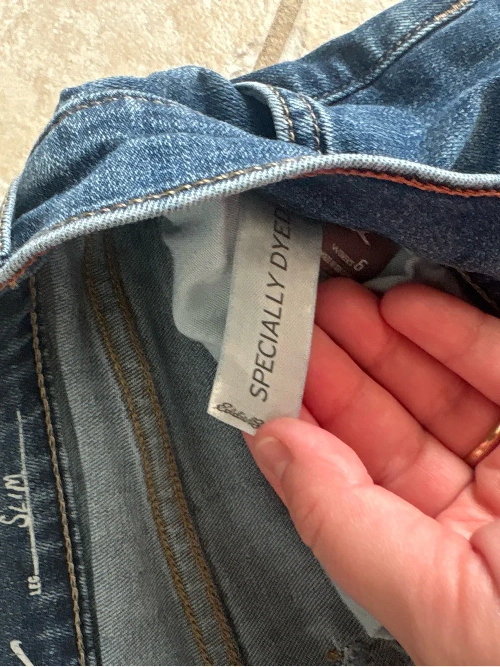 Eddie Bauer Women’s Dark Blue Slim Boyfriend Jeans